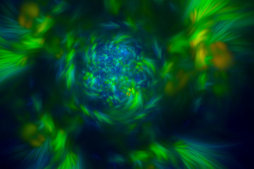 3D rendering abstract fractal light background