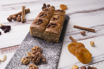 honey sweets, baklava, dessert