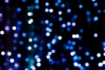 Colorful circular blue abstract bokeh background