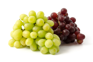 Rote und grüne Weintrauben