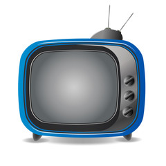 vector illustration of retro TV