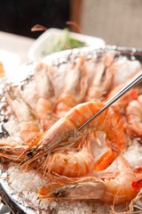 saeu jjim.  Braised Shrimp.