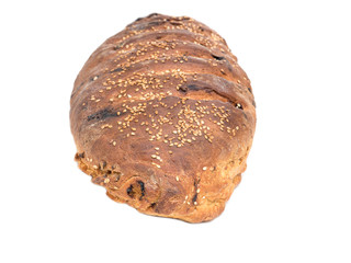 homemade white bread with raisins