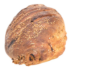 homemade white bread with raisins