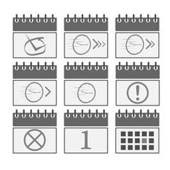 calendar reminder isolated icon design. Vector illustration