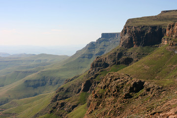 Fototapeta na wymiar Sani Pass, Lesotho