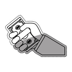 Billets of money icon vector illustration graphic design