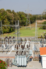 Insulation and switches in a power plant.