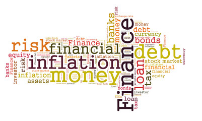 Finance word cloud