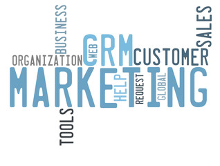 CRM word cloud