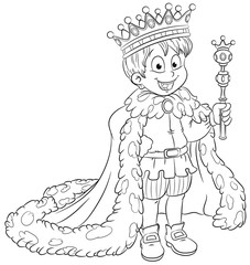 Kleiner König - Vektor-Illustration