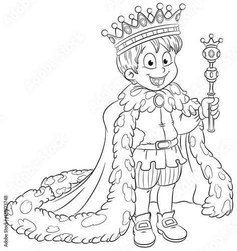 "Kleiner König - Vektor-Illustration" fichier vectoriel libre de droits