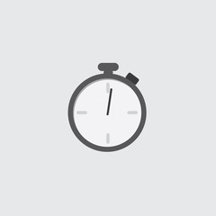 Stopwatch icon. style flat design