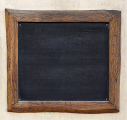Fototapeta na wymiar Blackboard frame