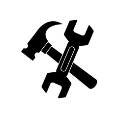 Construction tools symbol