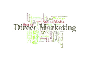 Direct Marketing word cloud