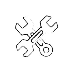 Construction tools symbol