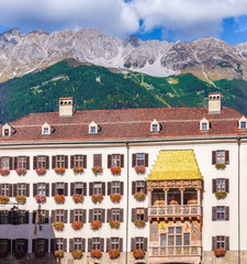 Goldenes Dachl in Innsbruck aus dem 15. Jahrhundert
