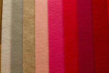 Colored felt background pattern.