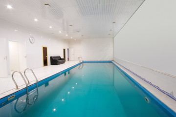 Interior of a swimming pool