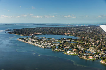 Aerial view of downtown St. Petersburg, Florida