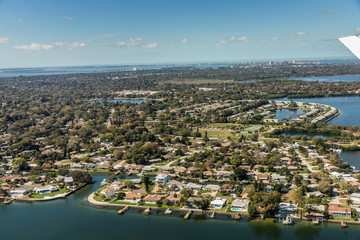 Aerial view of downtown St. Petersburg, Florida