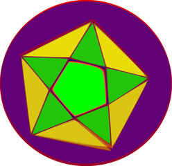 Obraz premium Star logo
