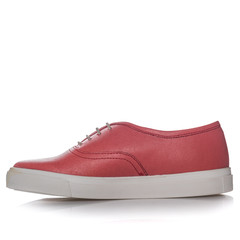 Colorful shoes leather eco isolated white background footwear