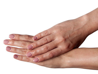 Fototapeta premium Two female hands in elegant pose.