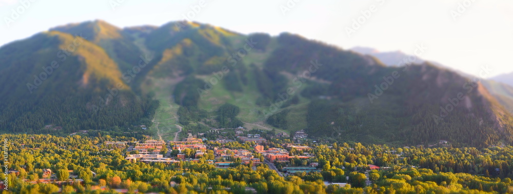 Canvas Prints Aspen Mountain Colorado