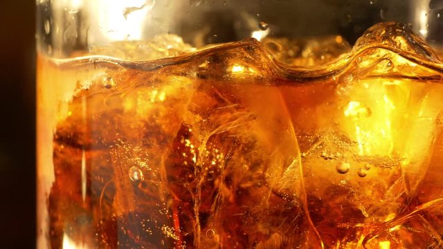 Two high quality videos of cold drink in 4K