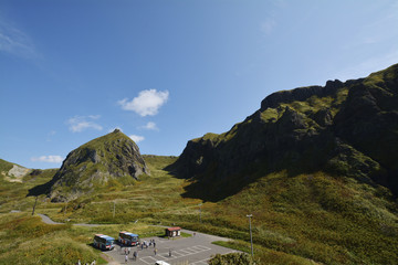礼文島　桃岩展望台より　桃岩
