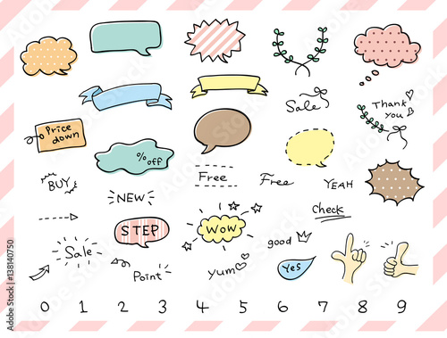 イラスト集 トップ100吹き出し フリー Ai