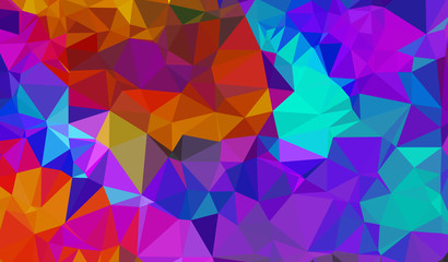 Polygonal big pink  background