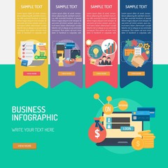 Fototapeta na wymiar Business Infographic