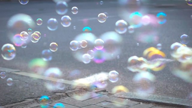 Soap Bubbles, Slow Motion