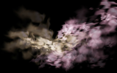 colorful smoke element