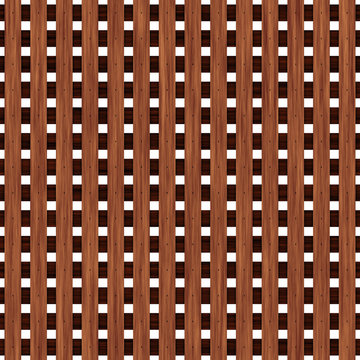 Seamless wood lattice pattern