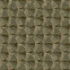 Seamless  metal concentric pattern  