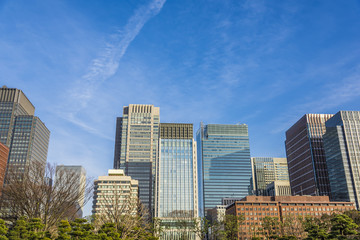 Fototapeta premium Budynki w Tokio