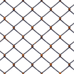 Fototapeta premium Seamless rusty Rabitz pattern 