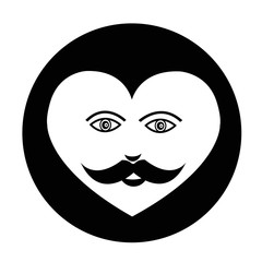 Heart Face Emotion Icon