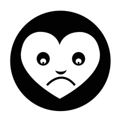 Heart Face Emotion Icon