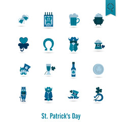 Saint Patricks Day Isolated Icon Set