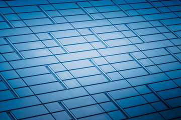Fototapeta premium detail shot of high-rise buildings in modern city,Shanghai,China.