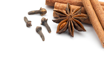 Cloves, anise and cinnamon