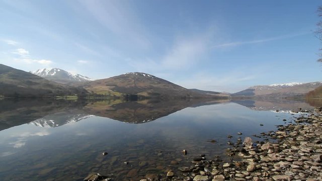 Ben Vorlich reflected in Loch Earn Scotland