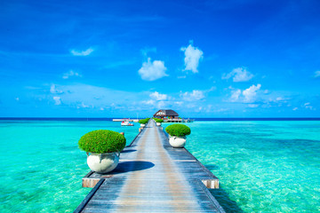 tropical beach in Maldives