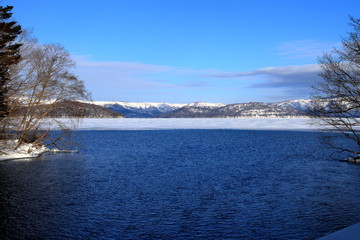 lake kusharo winter