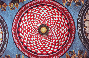 Meenakshi Temple Ceiling Artwork